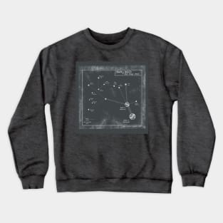 Betty hill star map Crewneck Sweatshirt